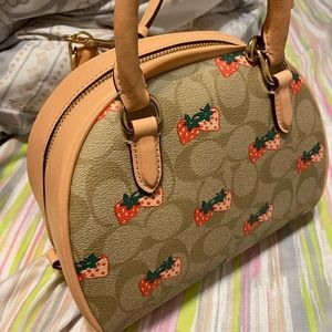 Coach strawberry Sydney bag